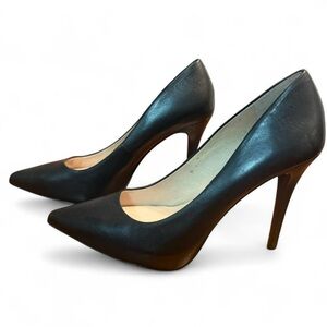 Michael Kors Classic Joselle Black Leather Heels